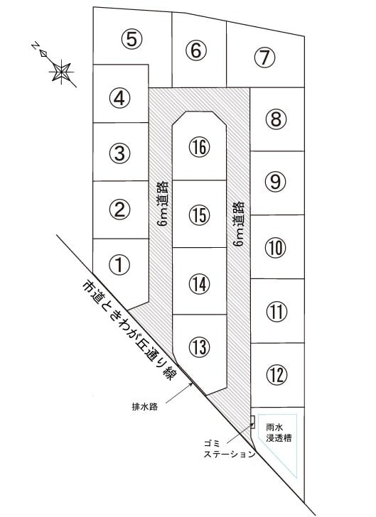 野崎No.5 間取り 1階2階